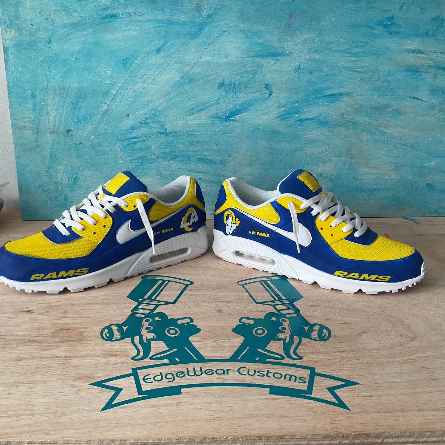 Custom Football Nike Air Max 90 Game Day Shoe