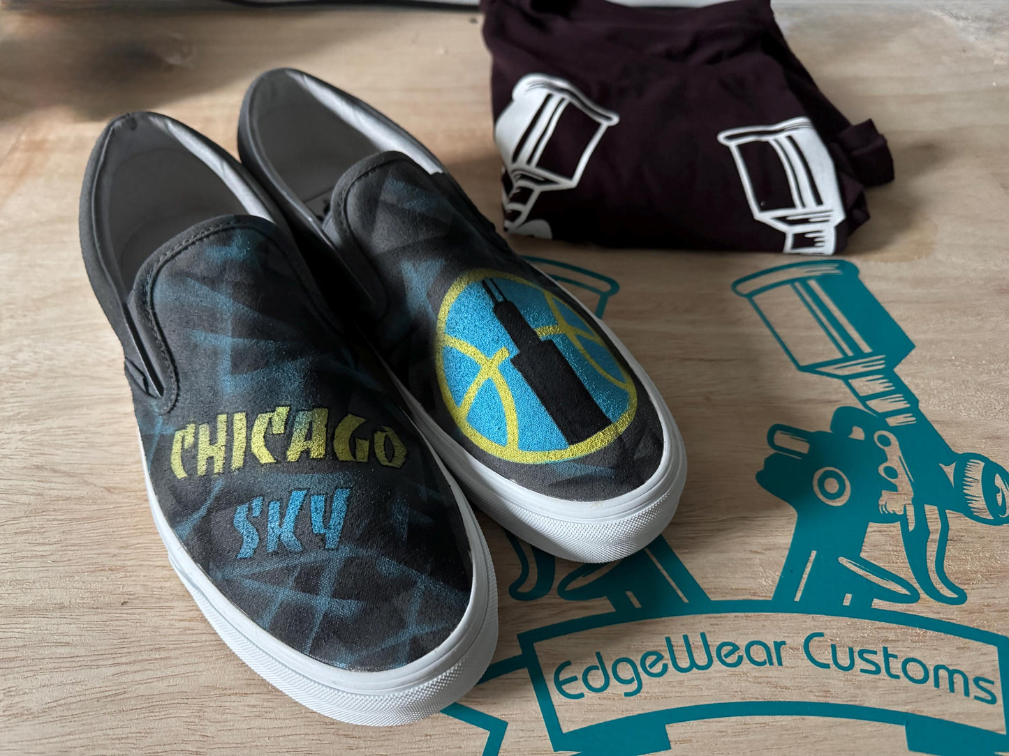 Custom Hand-Painted | WNBA Fan Sneakers | Unique Gift for Basketball Lovers