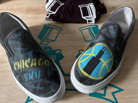 Custom Hand-Painted | WNBA Fan Sneakers | Unique Gift for Basketball Lovers
