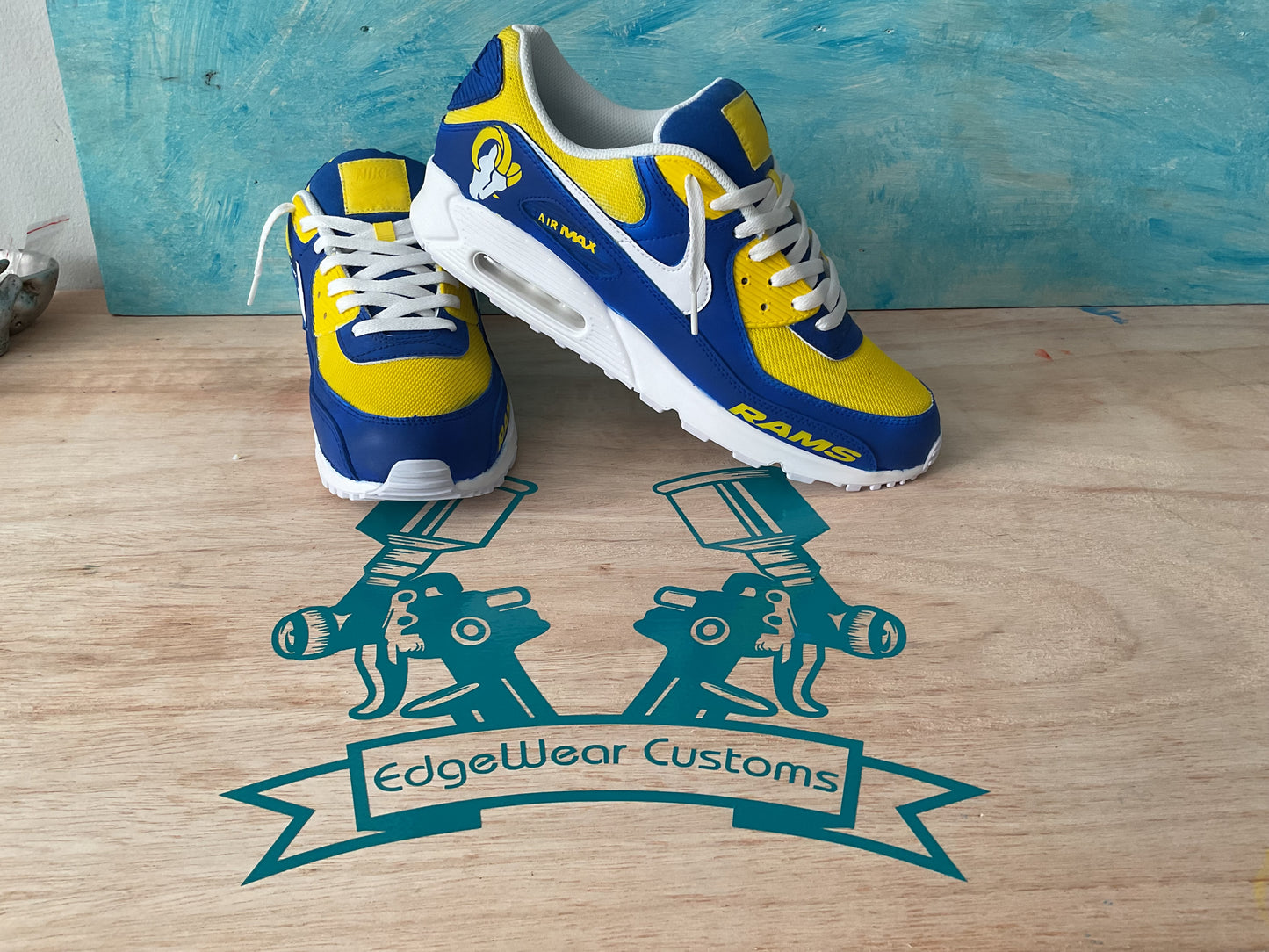 Custom Football Nike Air Max 90 Game Day Shoe