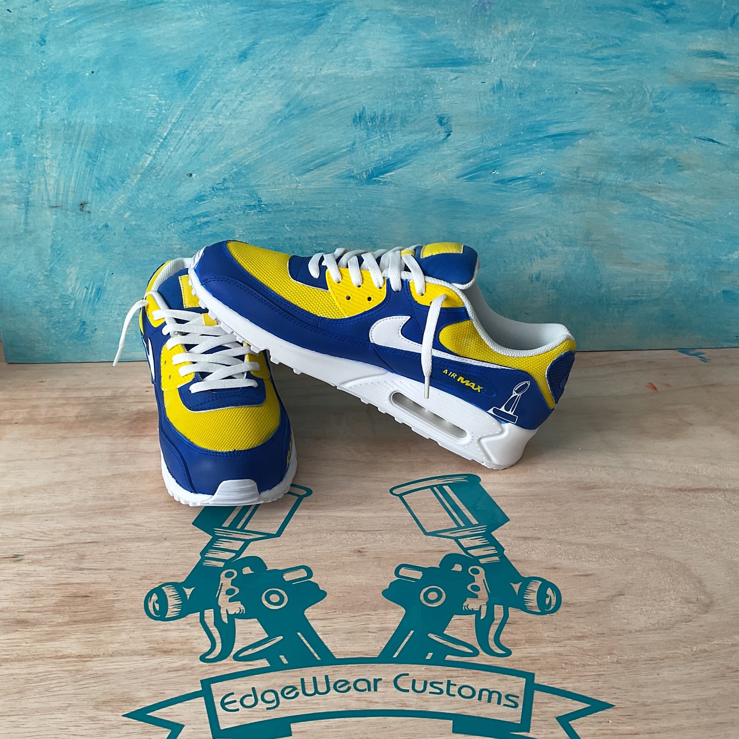 Custom Football Nike Air Max 90 Game Day Shoe