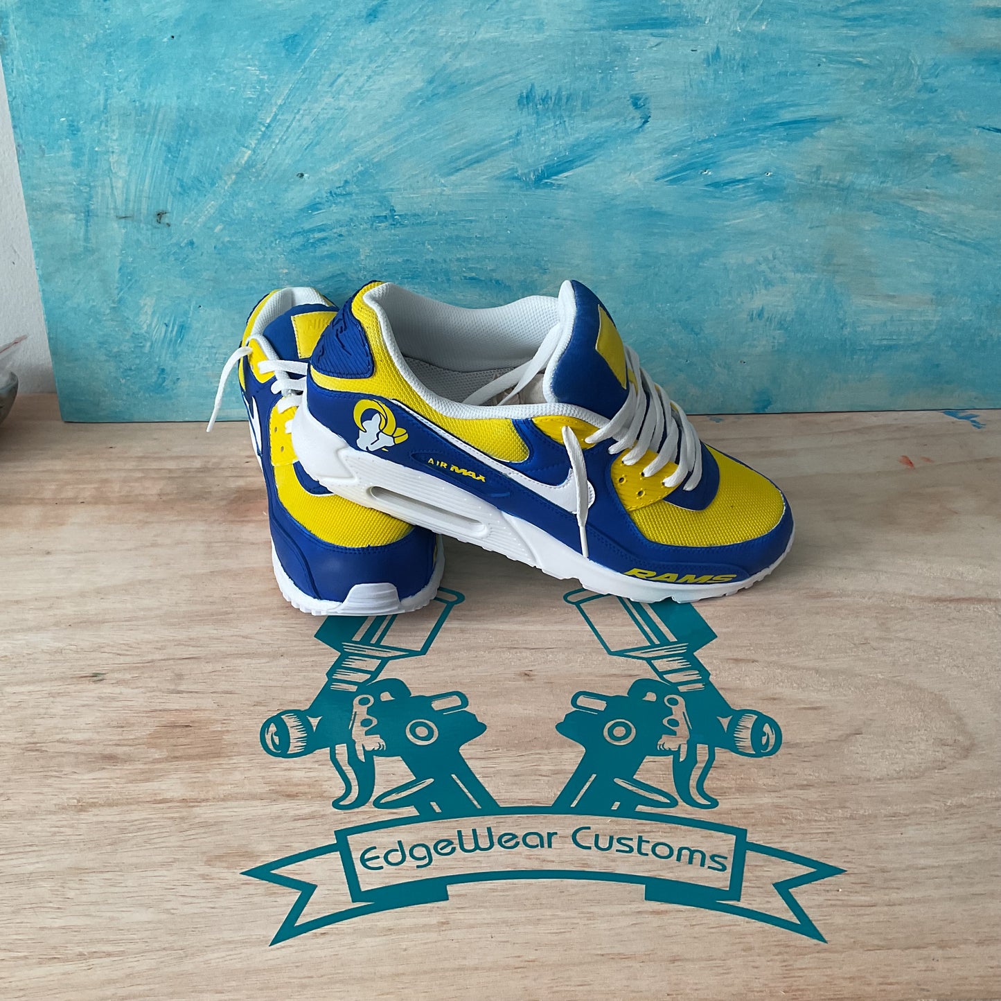 Custom Football Nike Air Max 90 Game Day Shoe