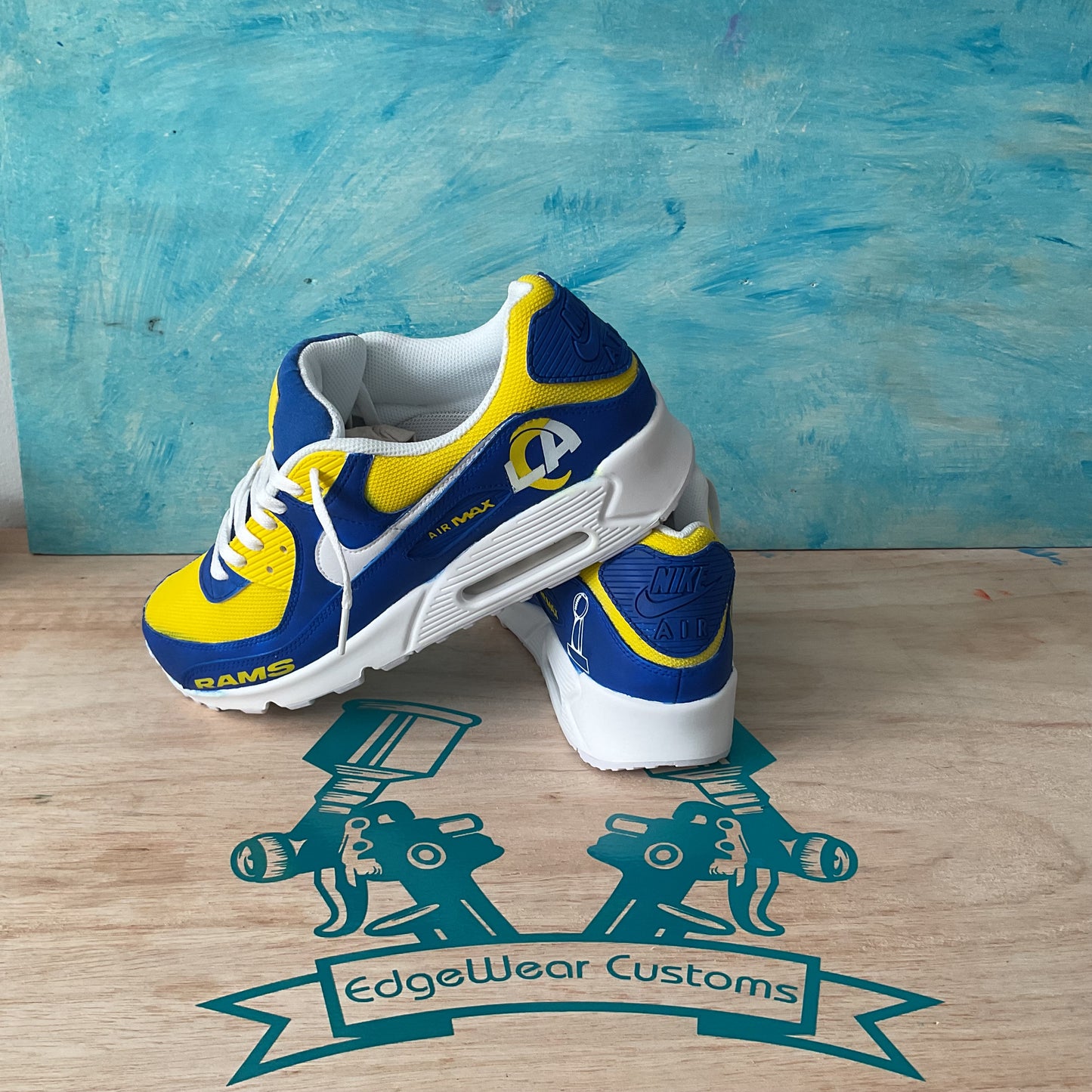 Custom Football Nike Air Max 90 Game Day Shoe