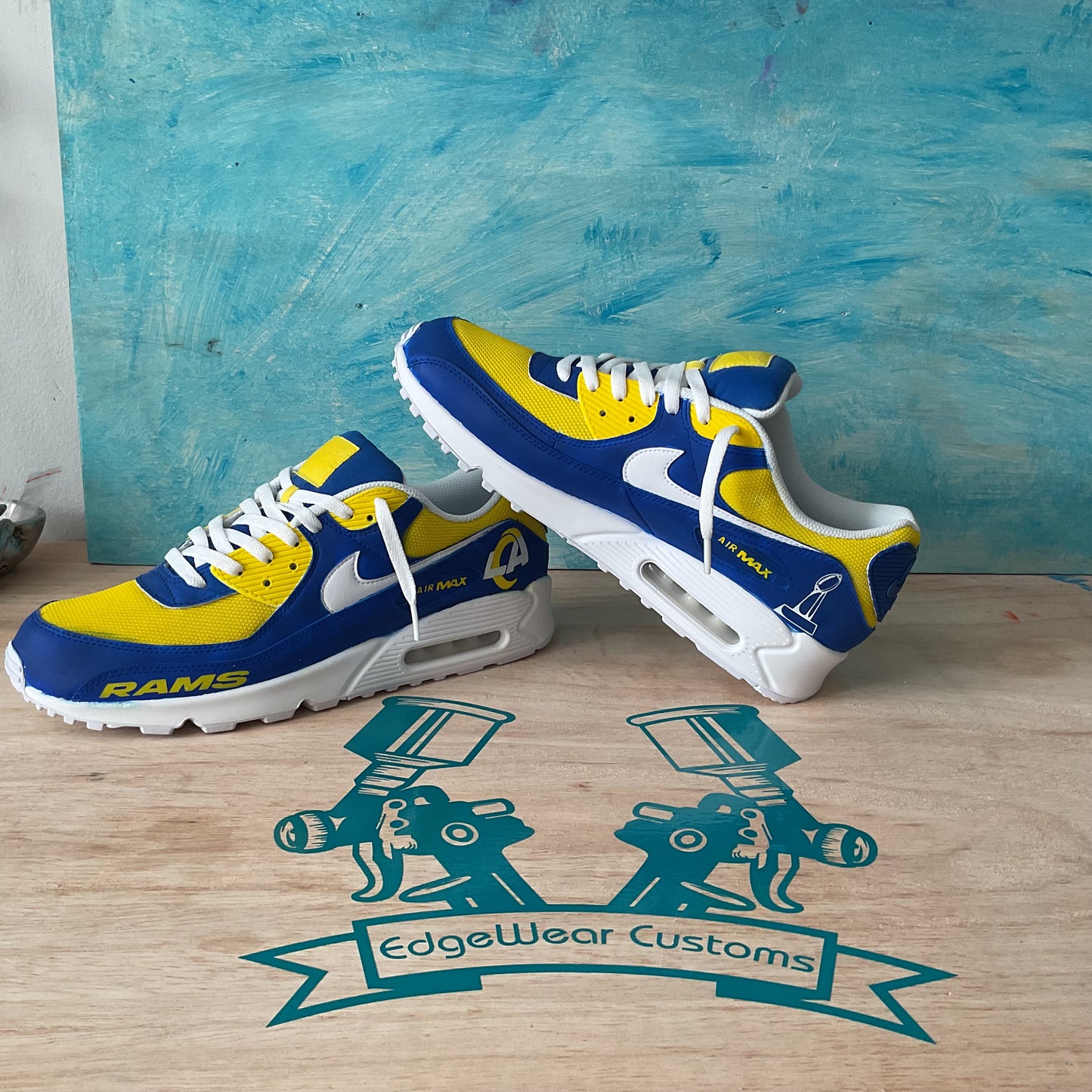 Custom Football Nike Air Max 90 Game Day Shoe