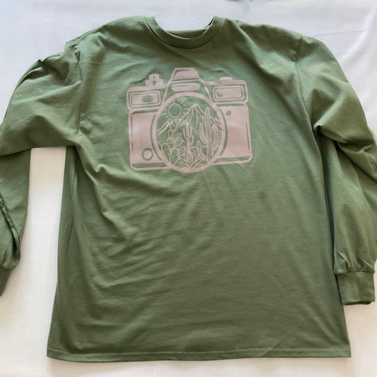 Desert Landscape Camera Graphic Shirt