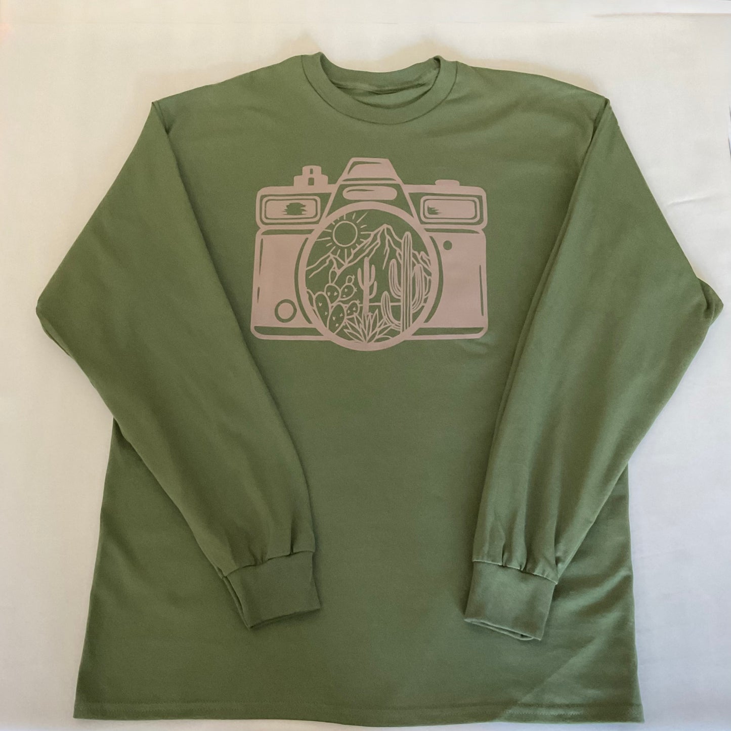 Desert Landscape Camera Graphic Shirt
