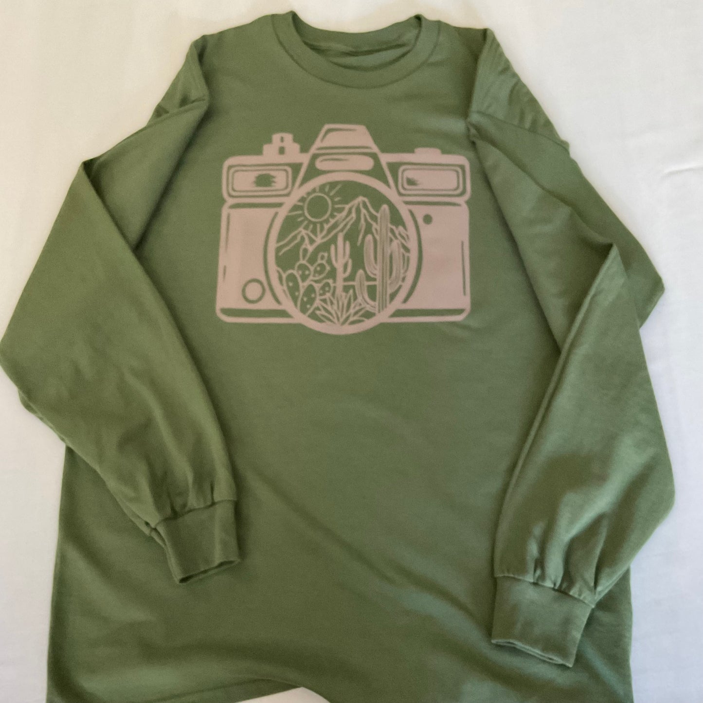 Desert Landscape Camera Graphic Shirt